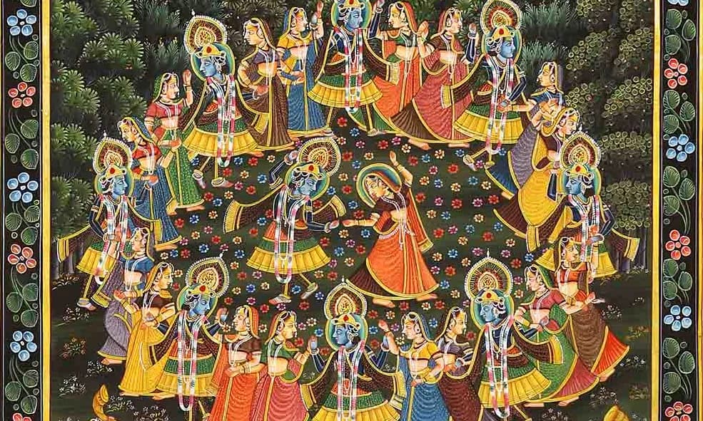 Sri Krsna's Kartika Rasa-lila