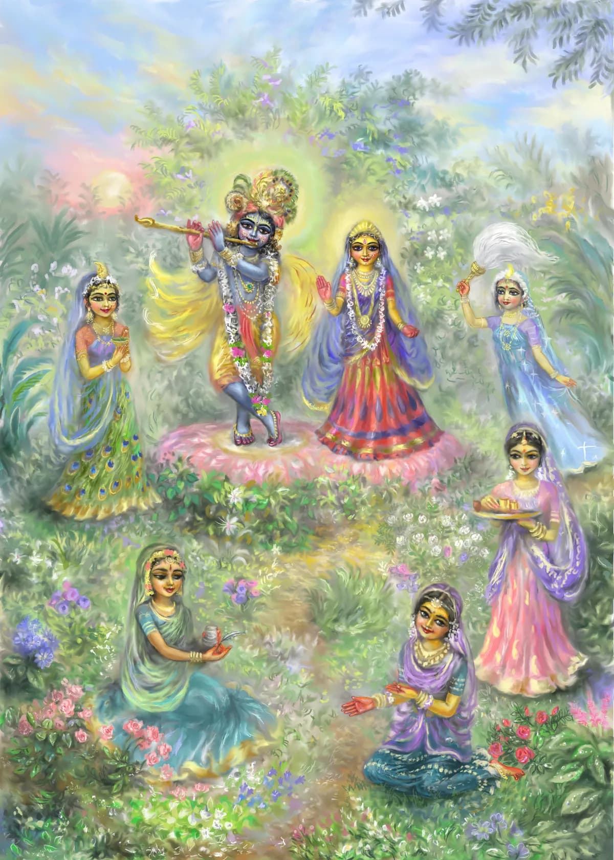 The Gopis' Prayers and How to Become Like the Gopis - Rasa-pancadhyayi